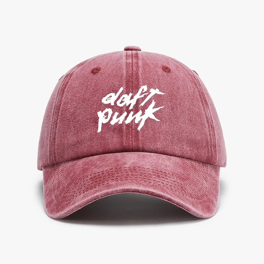 Punk Daft Vintage Banda Denim Baseball Cap