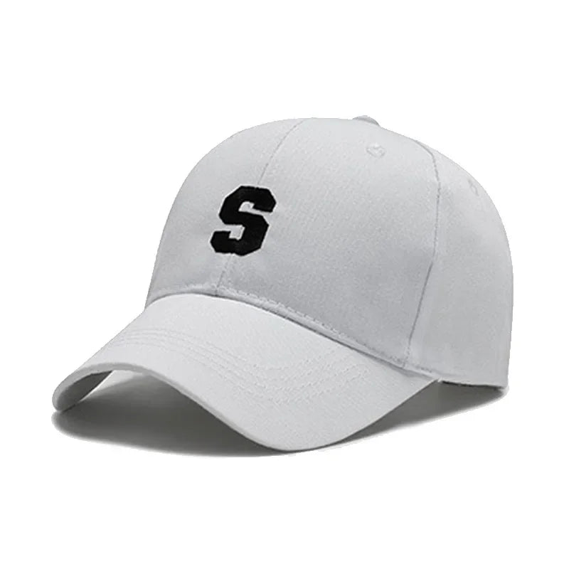 S Embroidery Shade Sunscreen Baseball Cap Outdoor Same Sports Cap Tourism Team Building Baseball Cap