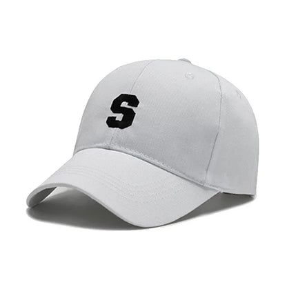 S Embroidery Shade Sunscreen Baseball Cap Outdoor Same Sports Cap Tourism Team Building Baseball Cap