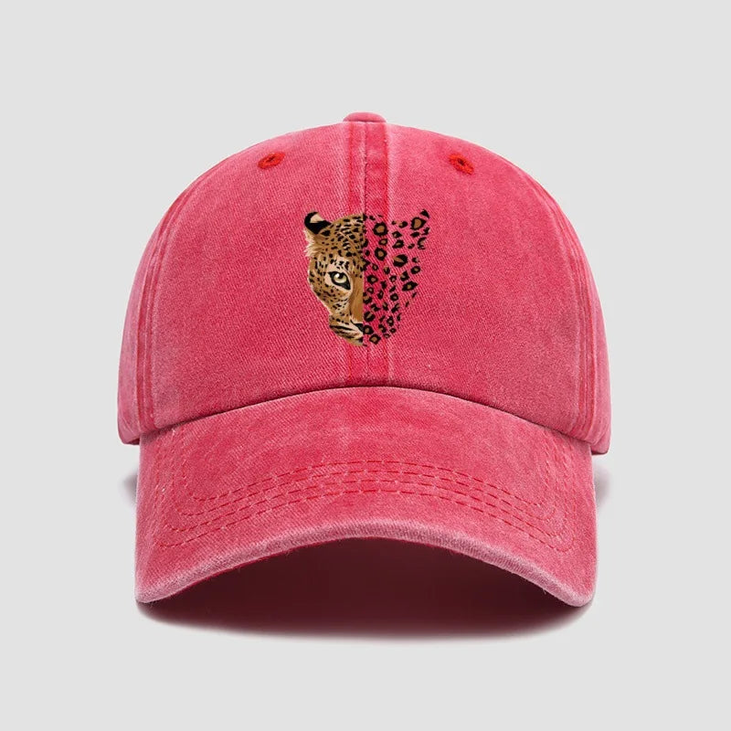 Fashionable Leopard Print Baseball Cap