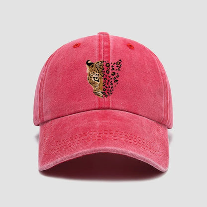 Fashionable Leopard Print Baseball Cap