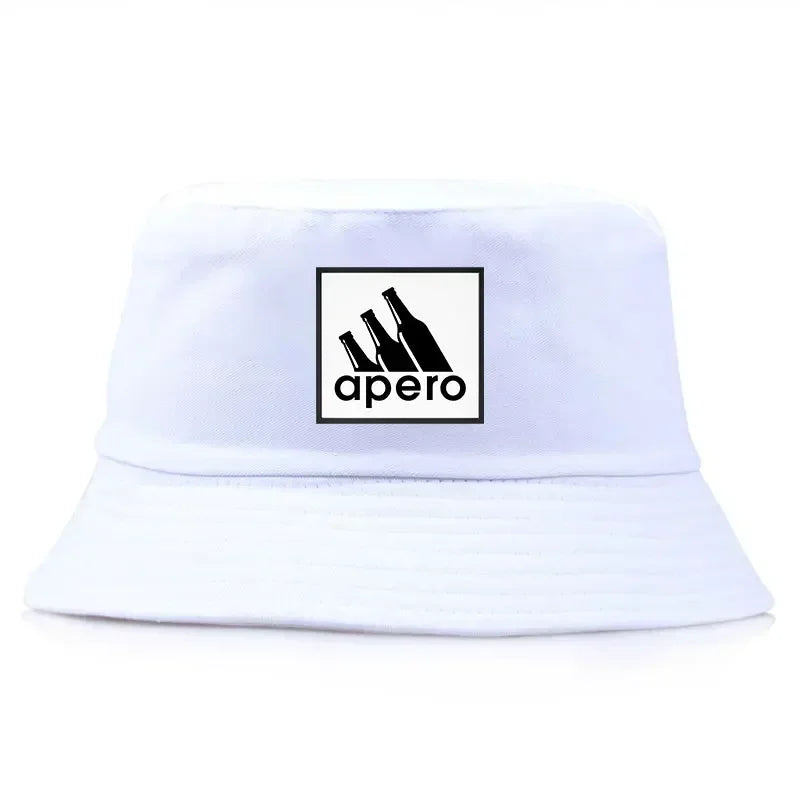 Adult Pastis Apero Bobs Man Reversible Bucket Hat Woman Outdoor Sports Fisherman Cap