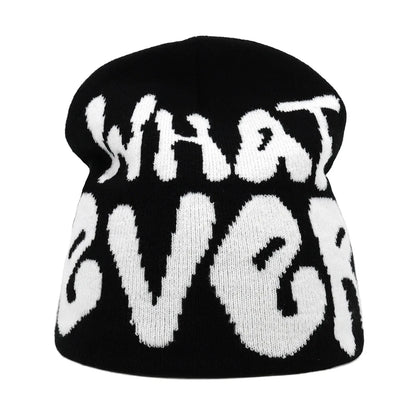 Y2K Letter Beanies Women Men Winter Autumn Warm Knit Hat