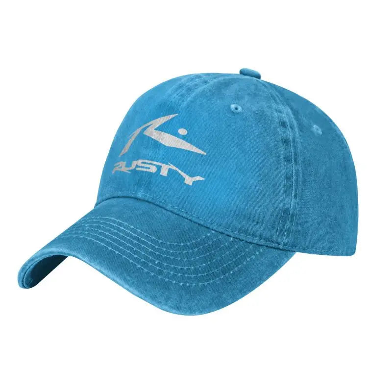 Rusty Print Baseball Caps Classic Cotton Distressed Washed Headwear for Men Women