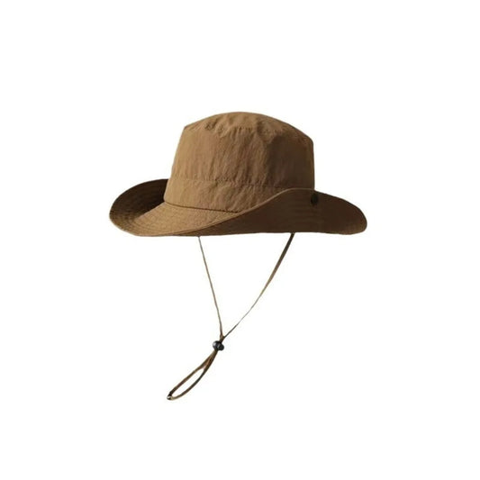 New Anti-Sun Bucket Hat Adjustable Mesh Sunscreen Hat