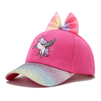 New Cartoon Children Baseball Cap Kids Girls Sun Hat Adjustable
