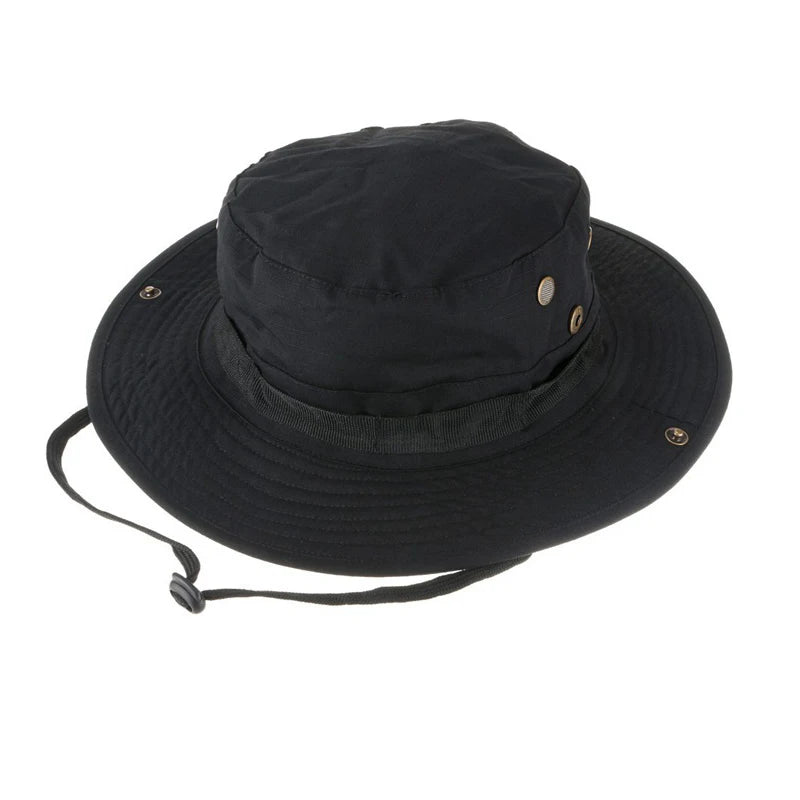Camouflage Tactical Boonie Hats Camping Climbing Bucket Sniper Hat Men