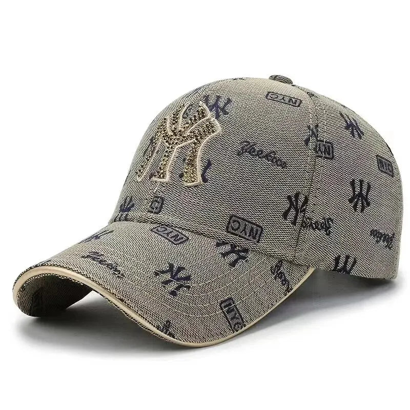 Spring And Autumn New Men's And Women's Baseball Caps Korean Fashion Embroidery Letter Caps