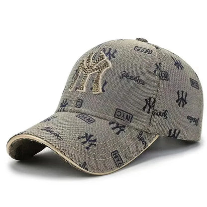 Spring And Autumn New Men's And Women's Baseball Caps Korean Fashion Embroidery Letter Caps