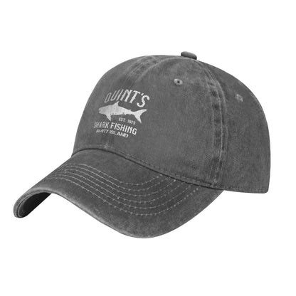 Fashion Quint's Shark Fishing Baseball Caps
