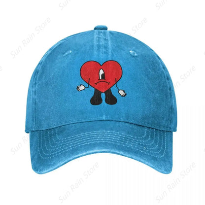 Bad Bunny Denim Baseball Cap