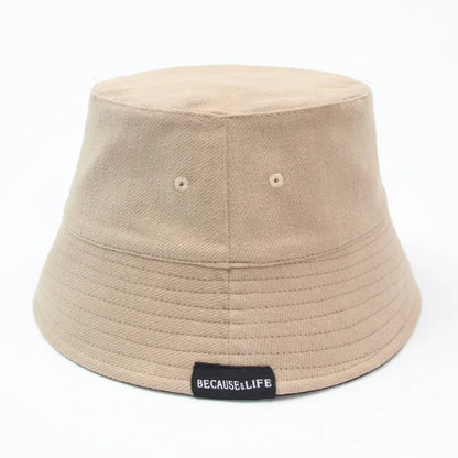 Cotton Warm Solid Bucket Hat Fisherman Hat