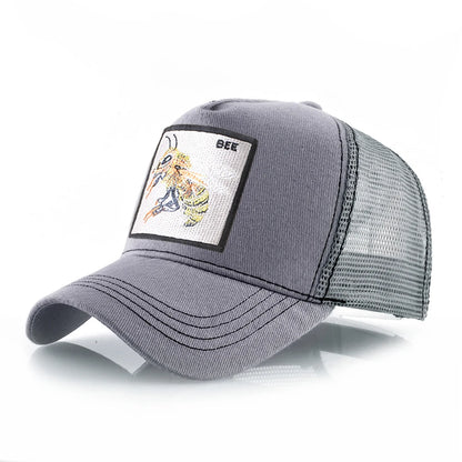 Fashion Unisex Baseball Cap With Embroidery With Bee Patch Men's