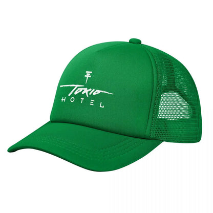 Unisex Tokio Hotel Pop Music Hats Outdoor Mesh Baseball Cap