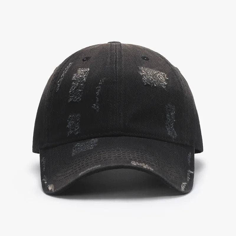 Spring Outdoor Washed Distressed Soft-Top Men's Baseball Cap