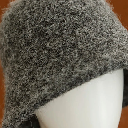 2026 New Y2K Autumn Winter Wool Bucket Hat Women