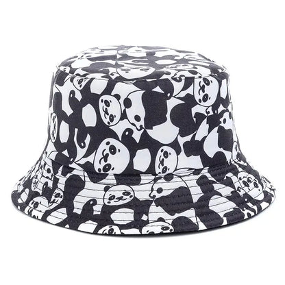 Unisex Bucket Cap Fruit Printing Hats Summer