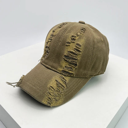 New Men Women Gradient Broken Style Baseball Hats