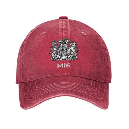 MI6 Spy Secret Intelligence Service Men Women Baseball Caps
