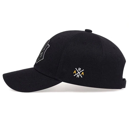Unisex Ng Letter Side Ar Embroidery Baseball Caps Spring and Autumn