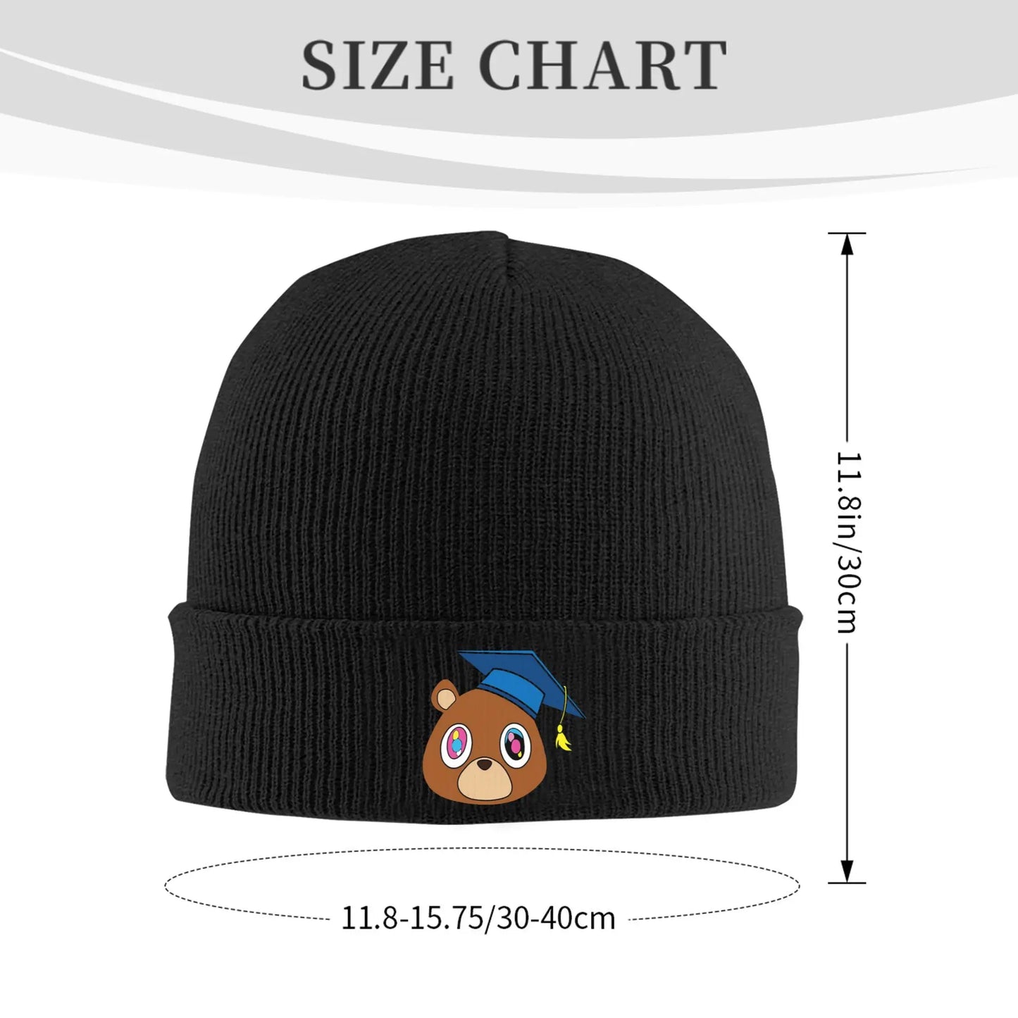 Kanye West Dropout Bear Chicago Vintage Graduation Knitted Hats