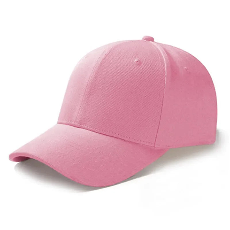 Unisex Cap Casual Plain Baseball Cap Adjustable Snapback Hats