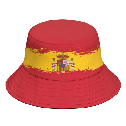 Spain Teams Logo esp Bucket Cap Nation Flag Es Spanish Country