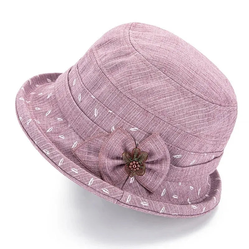 Spring And Autumn Casual Cloth Hat For The Elderly And Summer Pot Hat