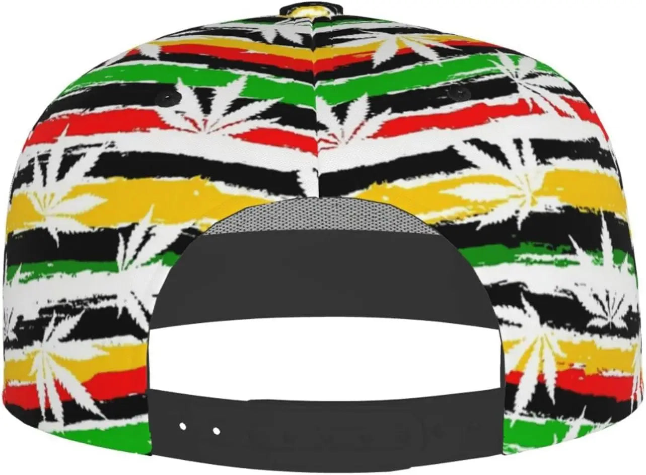 Jamaican Flag Baseball Cap Adjustable Fashion Casual Flat