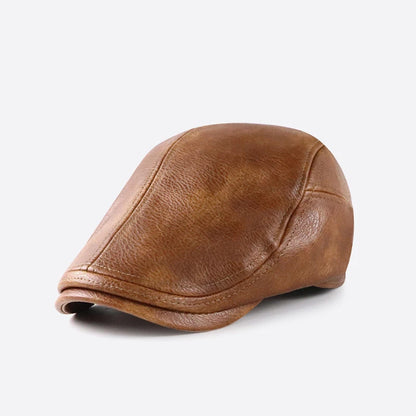 High Quality Men PU Leather Baseball Cap