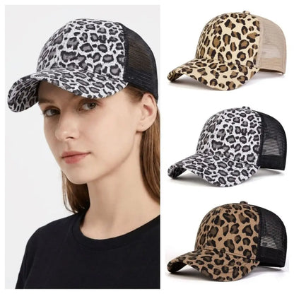 Fashion Adjustable Leopard Print Baseball Cap