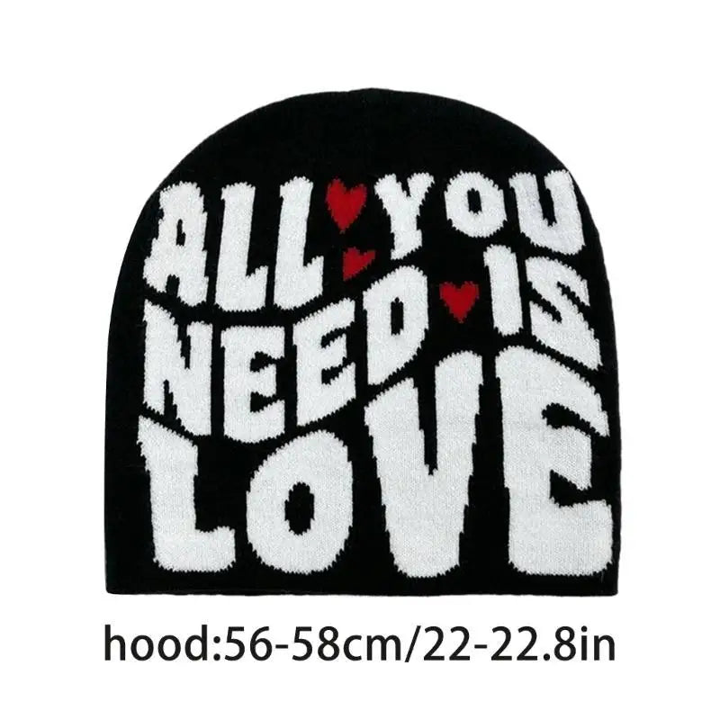 Hip Hop Photo Props Knitted Winter Hat Streetwear Costume Props Skull Cap