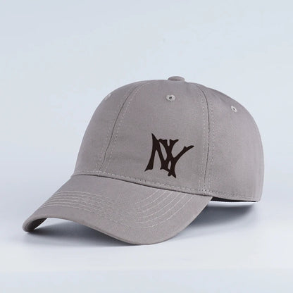 NY Letter Print Soft-Peak Baseball Cap