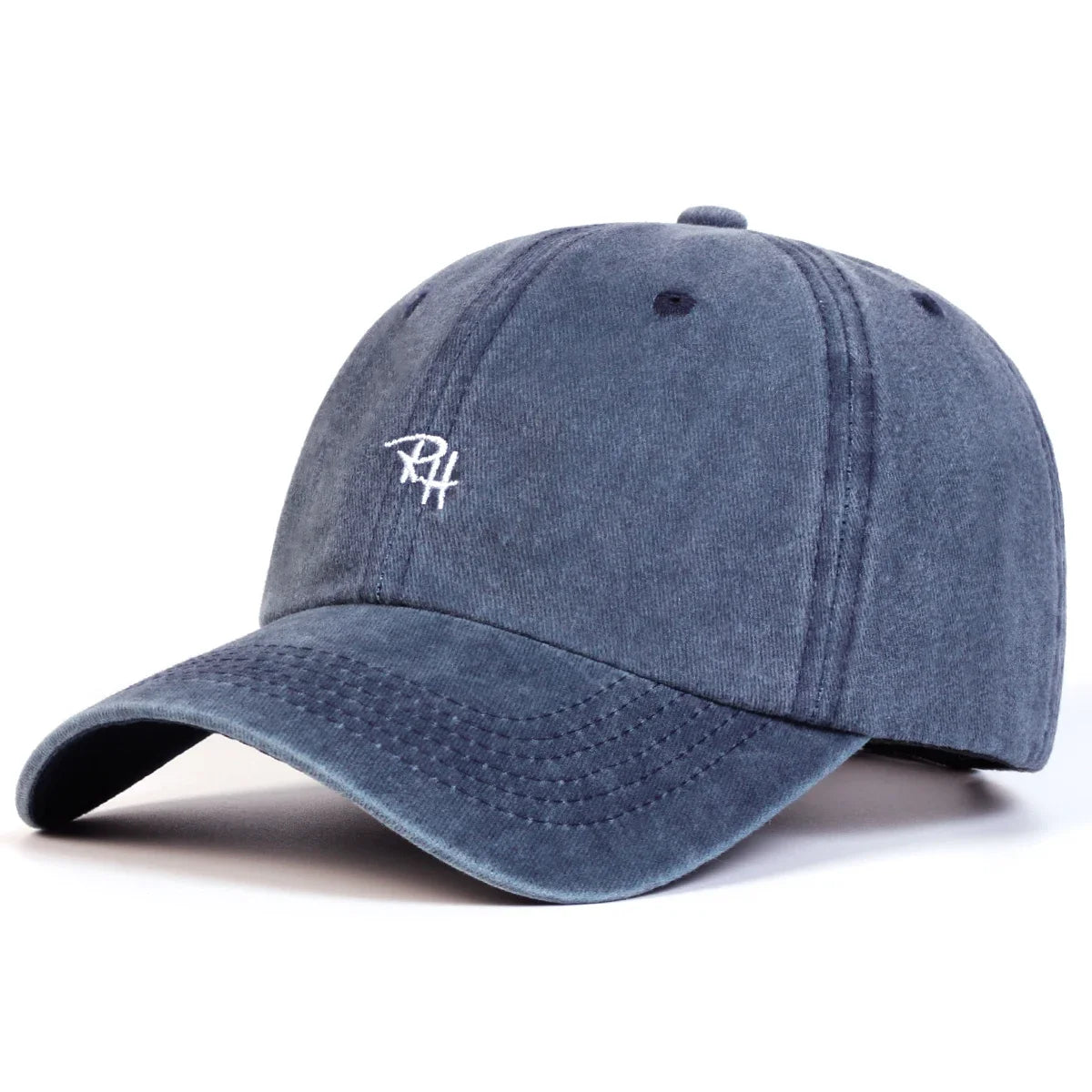 Unisex Letter Embroidery Wash Baseball Caps Spring And Autumn