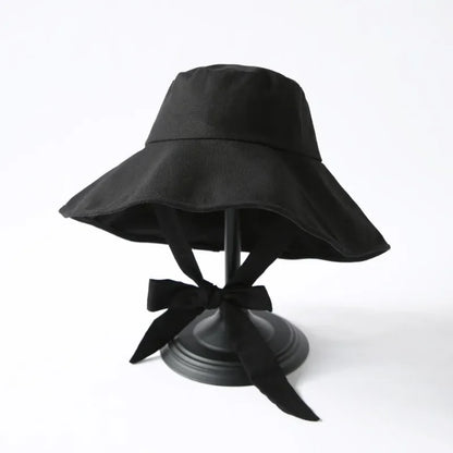 Summer Spring Japan Tie Bucket Hat Women