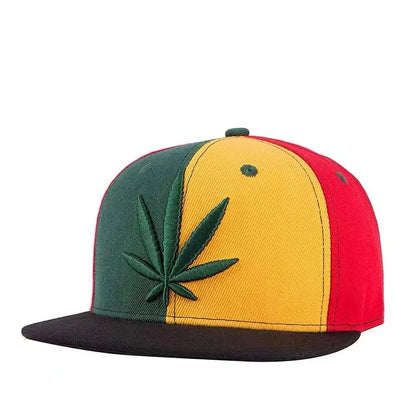 Fastball Cap Hip hop Maple Leaf Embroidery Baseball Hat