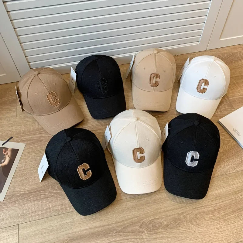 Outdoor Sports Baseball Cap New Female Face Small Outdoor Embroidery Casual Simple Travel Hat