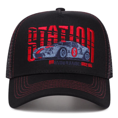 Hat Station Sports Car Truck Hat Trendy Street Dance Hip Hop