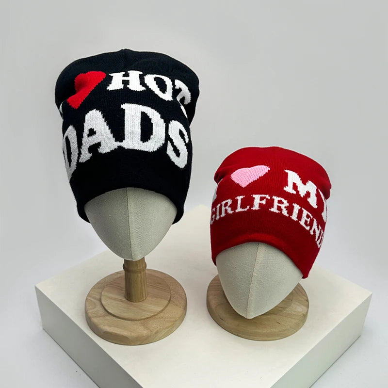 New Unisex Design Sense Love Letter Knitted Hats