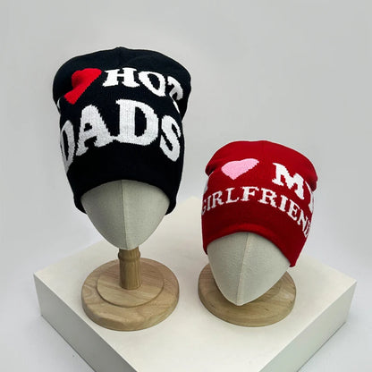 New Unisex Design Sense Love Letter Knitted Hats