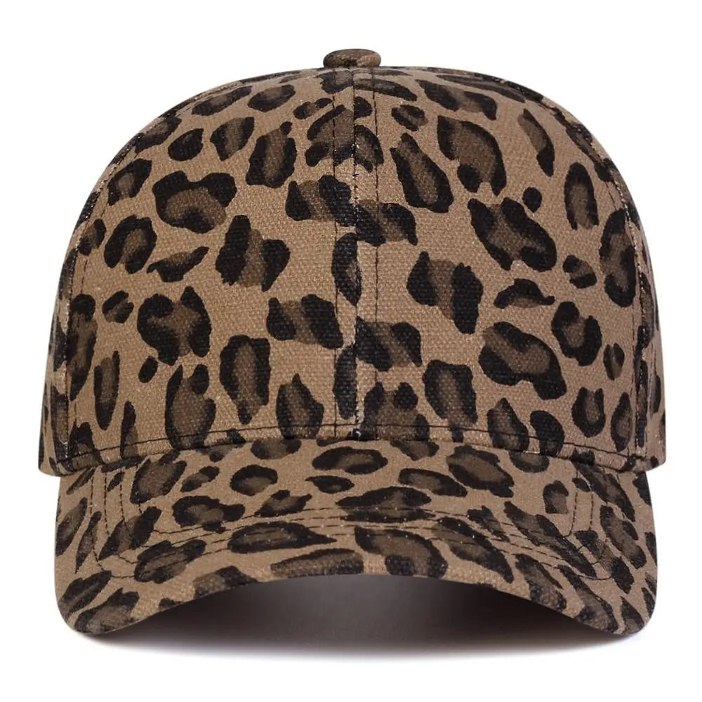 Unisex Visors Leopard Print Baseball Caps