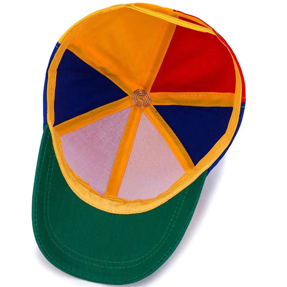 Funny Adventure Dad Hat Baseball Hat Bamboo Dragonfly Rainbow