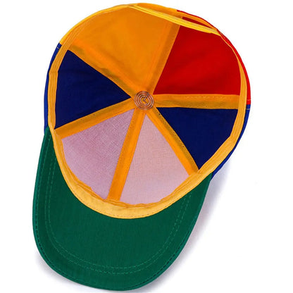 Funny Adventure Dad Hat Baseball Hat Bamboo Dragonfly Rainbow