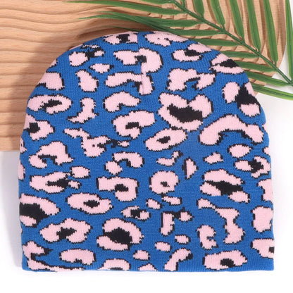New Leopard Autumn Winter Causal Hip Hop Beanie Tide