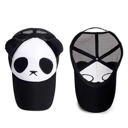 Summer Cute Panda Baseball Caps For Men Women Cotton Hip Hop Sun Protection Boys Girls Outdoor