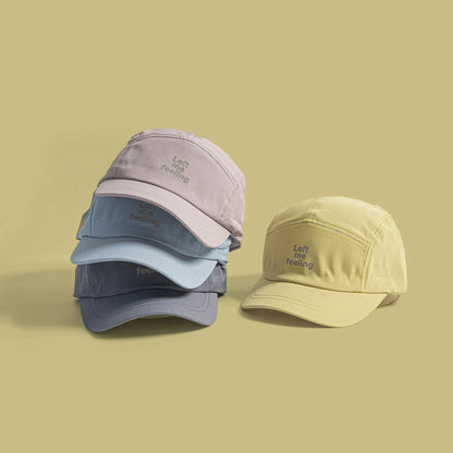 Small-Checkered Printed Quick-Drying Baseball Cap