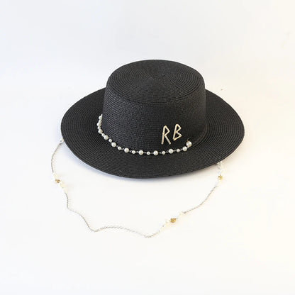New Women Summer Hats Straw Sun Hat Panama Elegant Straw Fedoras