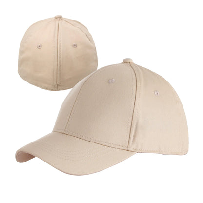 Ponytail Cap Automatic Magnetic Suction Solid Color Adult Baseball Cap Sports Cap
