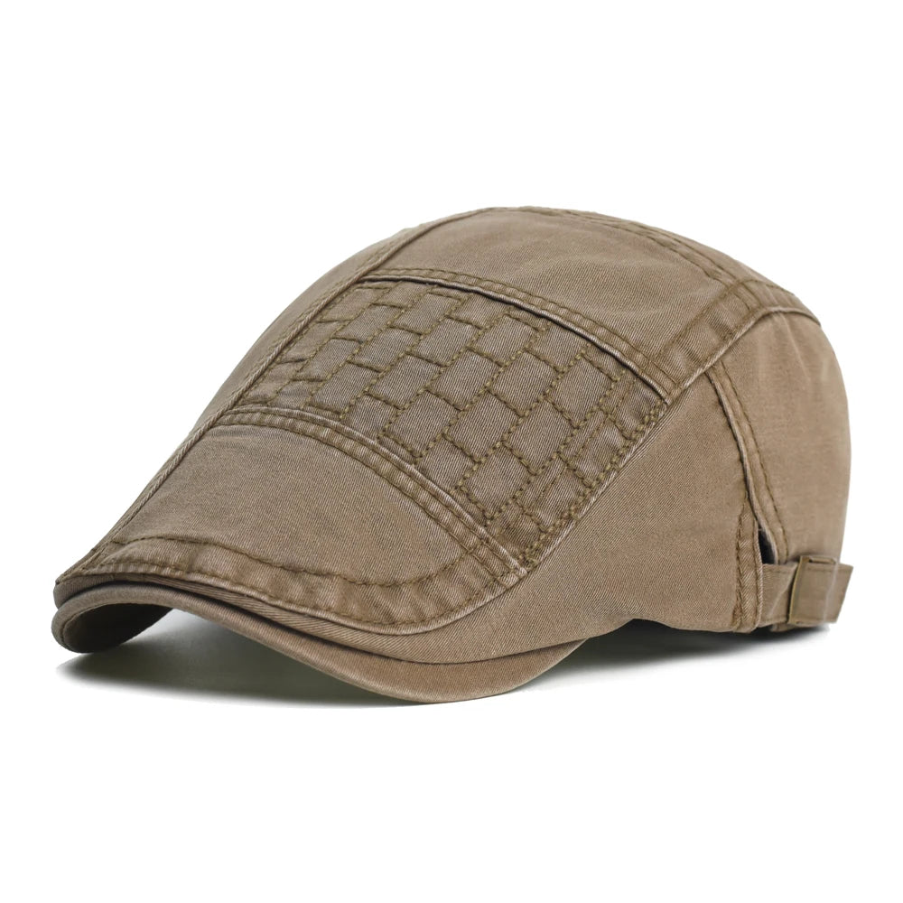 Four Seasons Newsboy Cap Men Women Solid Soft Casual Fashion Beret Hat