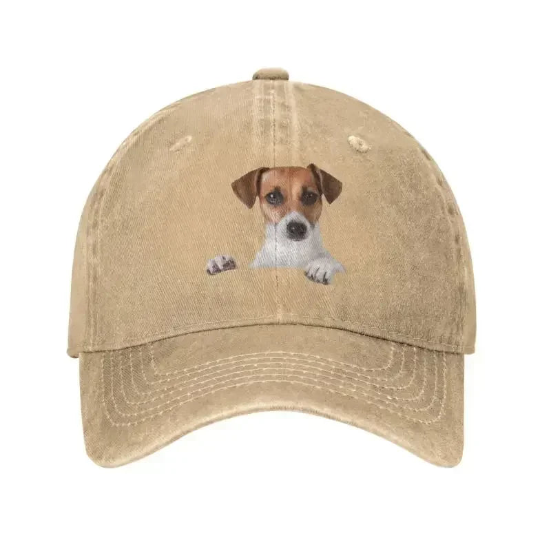Custom Cotton Jack Russell Terrier Baseball Cap for Men Women